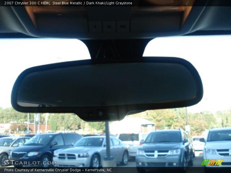 Steel Blue Metallic / Dark Khaki/Light Graystone 2007 Chrysler 300 C HEMI