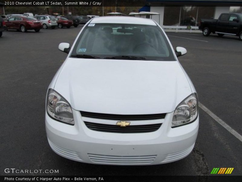 Summit White / Gray 2010 Chevrolet Cobalt LT Sedan