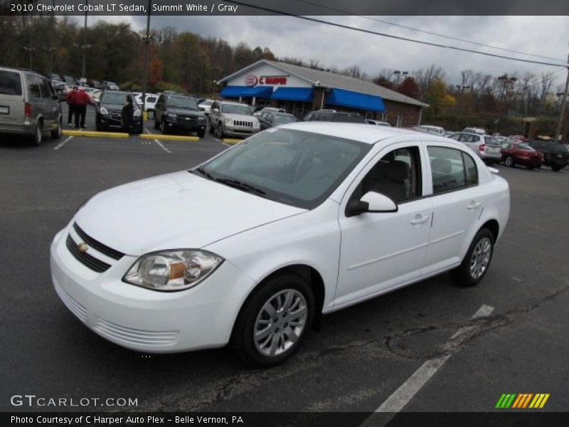 Summit White / Gray 2010 Chevrolet Cobalt LT Sedan