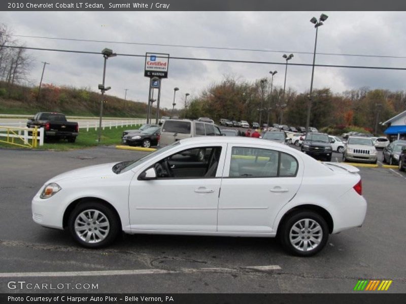 Summit White / Gray 2010 Chevrolet Cobalt LT Sedan