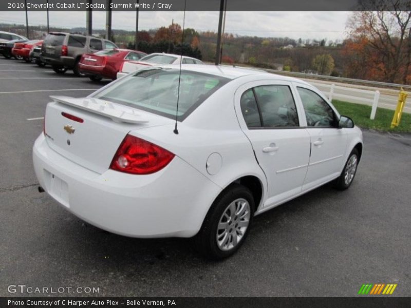 Summit White / Gray 2010 Chevrolet Cobalt LT Sedan