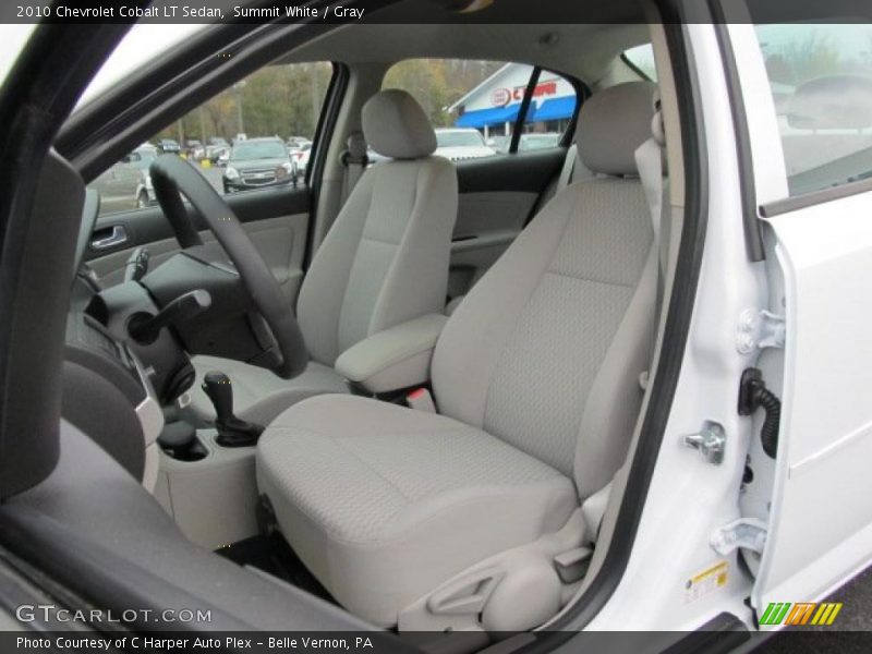 Summit White / Gray 2010 Chevrolet Cobalt LT Sedan