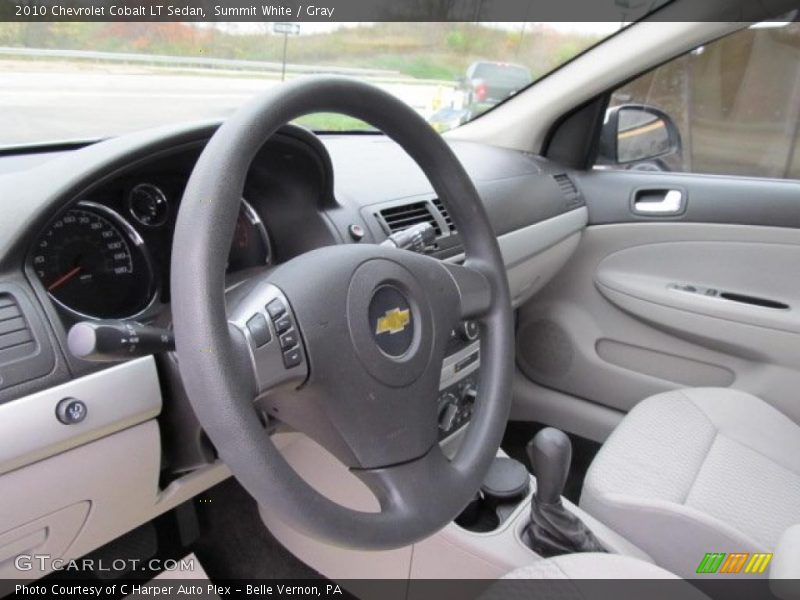 Summit White / Gray 2010 Chevrolet Cobalt LT Sedan