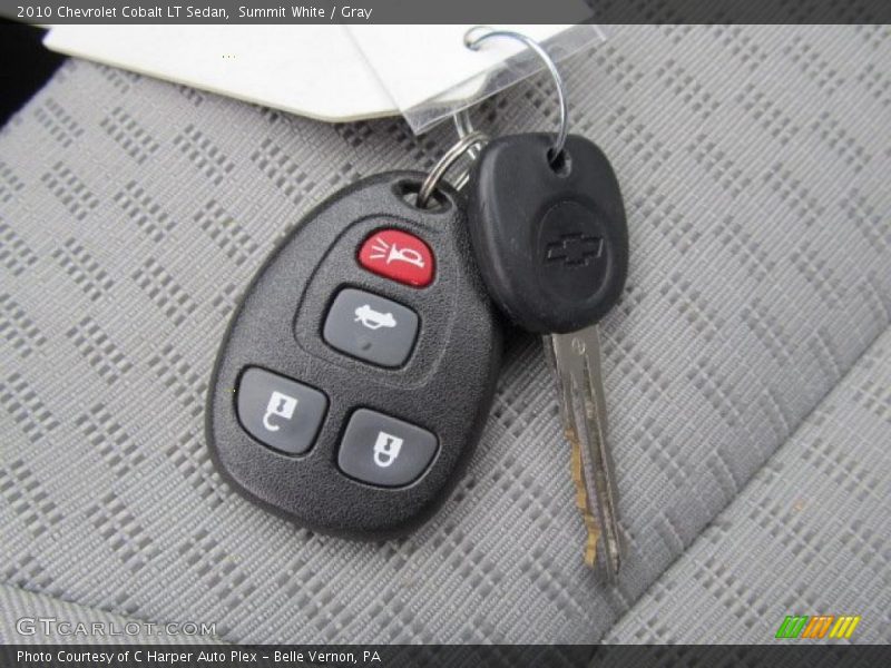 Summit White / Gray 2010 Chevrolet Cobalt LT Sedan