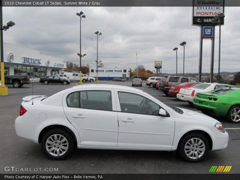 Summit White / Gray 2010 Chevrolet Cobalt LT Sedan