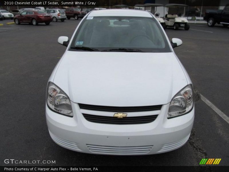 Summit White / Gray 2010 Chevrolet Cobalt LT Sedan