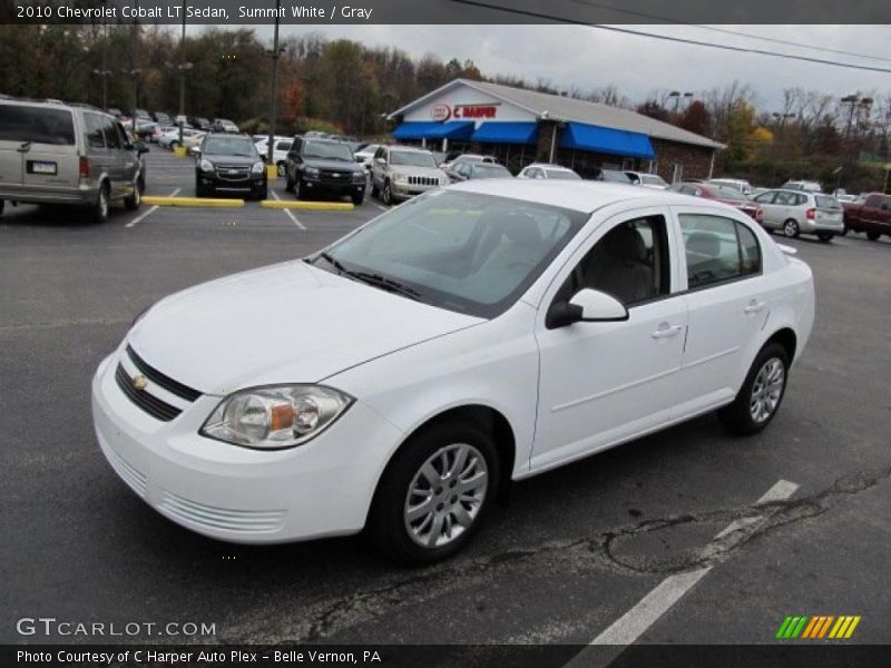 Summit White / Gray 2010 Chevrolet Cobalt LT Sedan