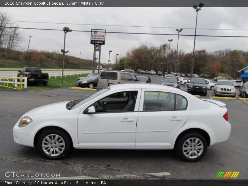 Summit White / Gray 2010 Chevrolet Cobalt LT Sedan