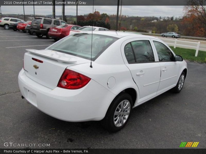 Summit White / Gray 2010 Chevrolet Cobalt LT Sedan