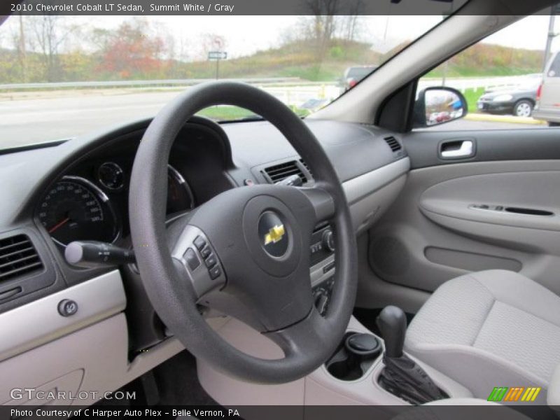 Summit White / Gray 2010 Chevrolet Cobalt LT Sedan