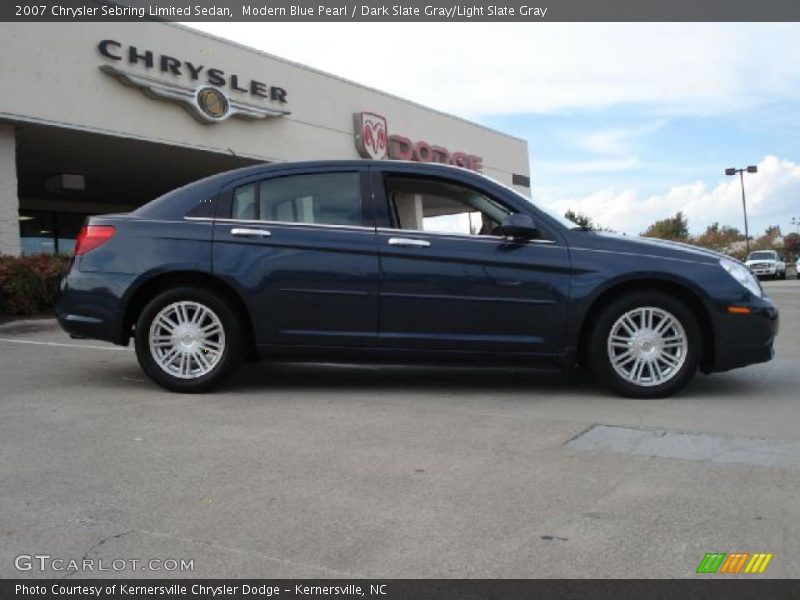 Modern Blue Pearl / Dark Slate Gray/Light Slate Gray 2007 Chrysler Sebring Limited Sedan