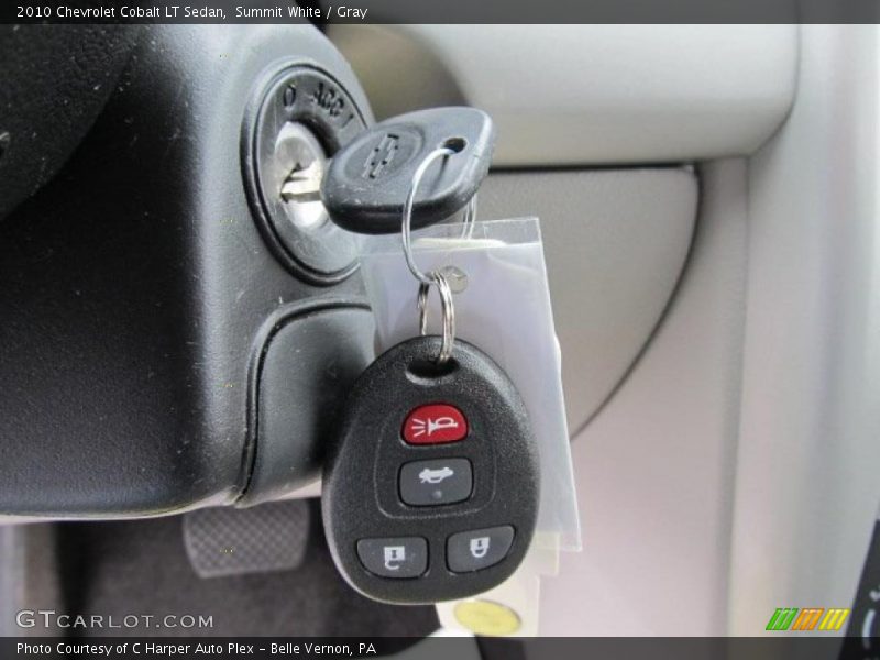Summit White / Gray 2010 Chevrolet Cobalt LT Sedan