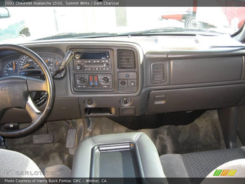 Summit White / Dark Charcoal 2003 Chevrolet Avalanche 1500