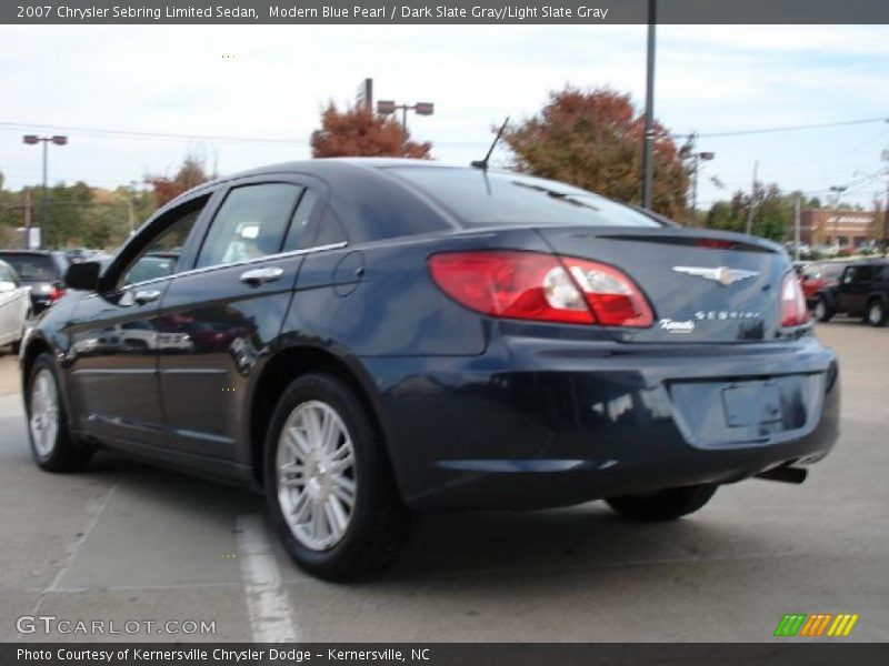 Modern Blue Pearl / Dark Slate Gray/Light Slate Gray 2007 Chrysler Sebring Limited Sedan