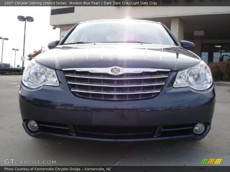 Modern Blue Pearl / Dark Slate Gray/Light Slate Gray 2007 Chrysler Sebring Limited Sedan