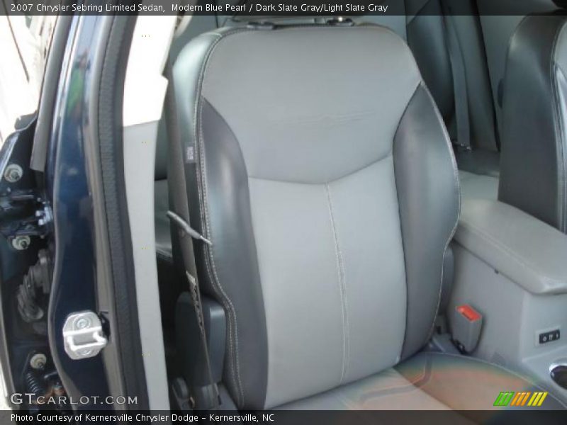 Modern Blue Pearl / Dark Slate Gray/Light Slate Gray 2007 Chrysler Sebring Limited Sedan