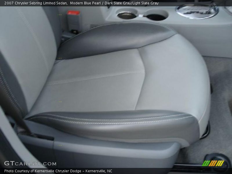 Modern Blue Pearl / Dark Slate Gray/Light Slate Gray 2007 Chrysler Sebring Limited Sedan