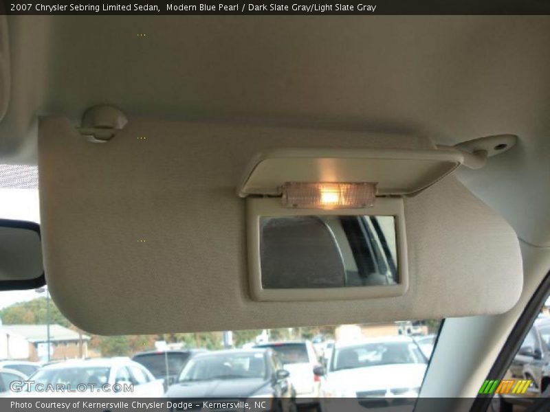 Modern Blue Pearl / Dark Slate Gray/Light Slate Gray 2007 Chrysler Sebring Limited Sedan