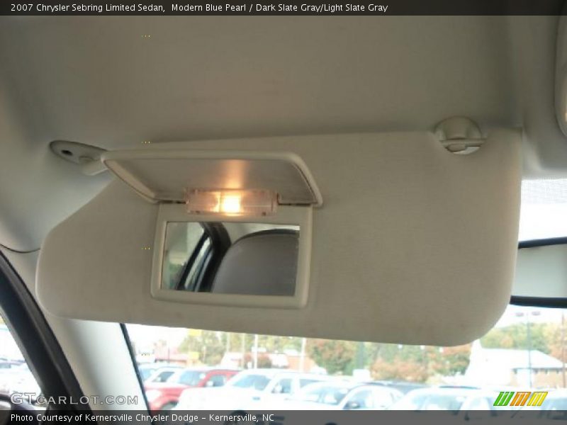 Modern Blue Pearl / Dark Slate Gray/Light Slate Gray 2007 Chrysler Sebring Limited Sedan
