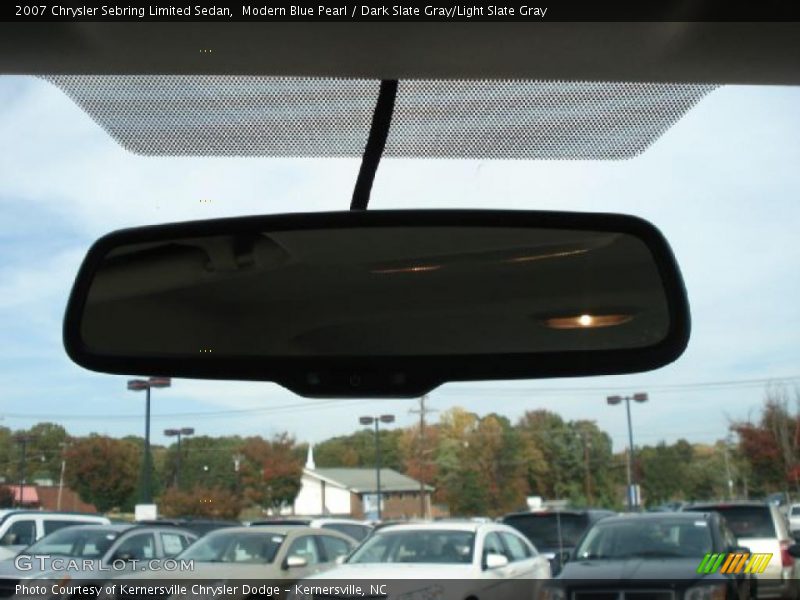 Modern Blue Pearl / Dark Slate Gray/Light Slate Gray 2007 Chrysler Sebring Limited Sedan