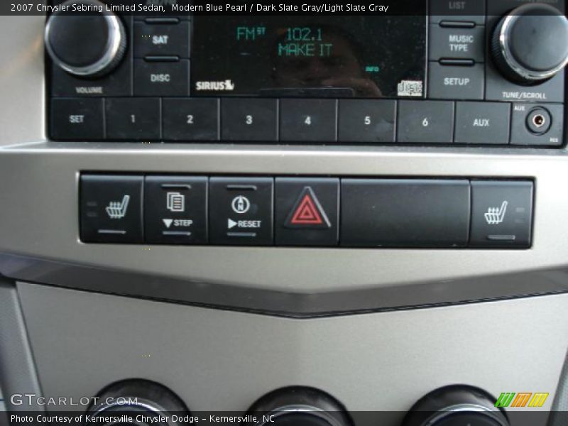 Controls of 2007 Sebring Limited Sedan