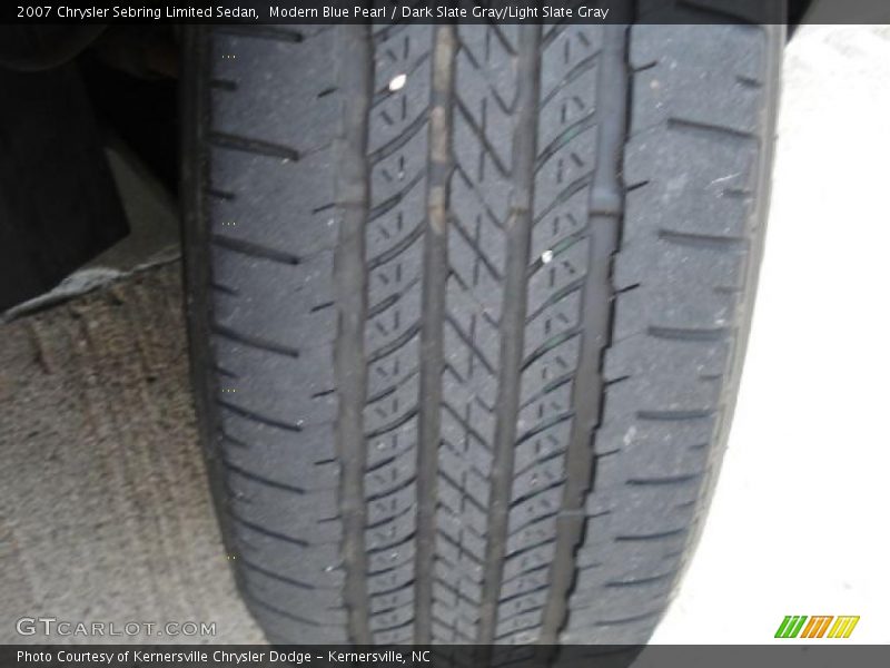 Modern Blue Pearl / Dark Slate Gray/Light Slate Gray 2007 Chrysler Sebring Limited Sedan