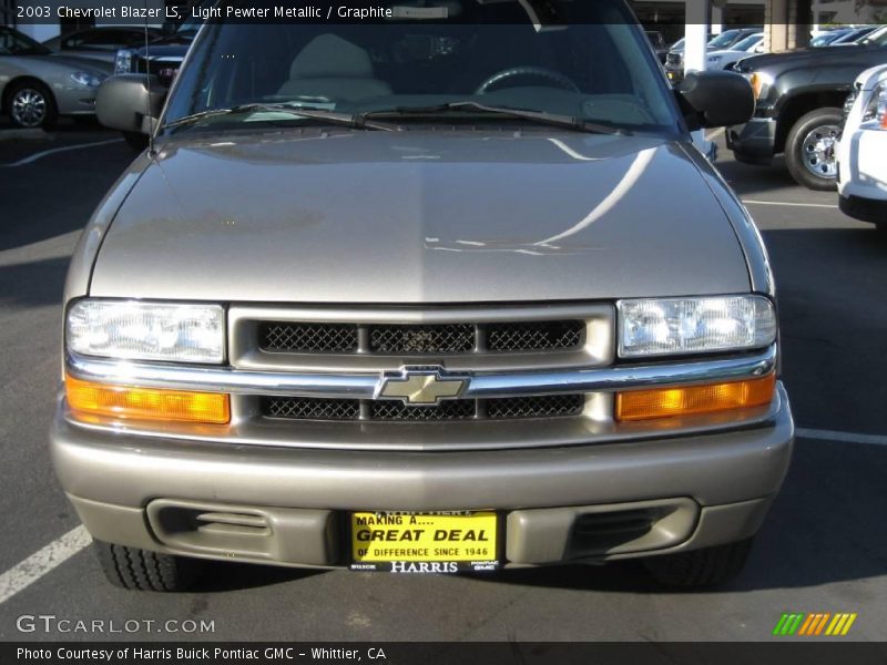 Light Pewter Metallic / Graphite 2003 Chevrolet Blazer LS