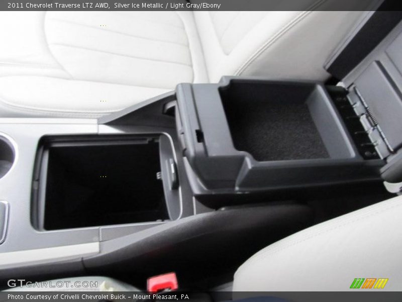 Silver Ice Metallic / Light Gray/Ebony 2011 Chevrolet Traverse LTZ AWD
