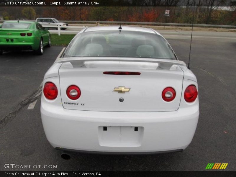 Summit White / Gray 2010 Chevrolet Cobalt LT Coupe