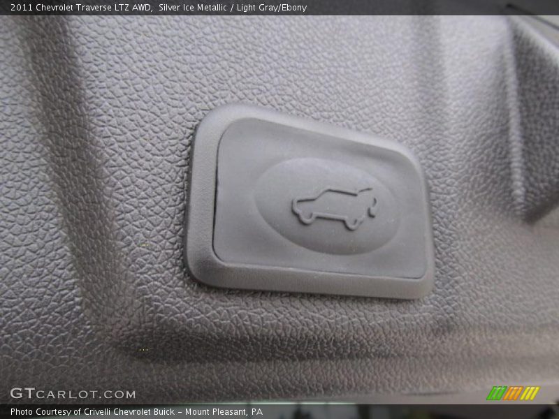 Silver Ice Metallic / Light Gray/Ebony 2011 Chevrolet Traverse LTZ AWD