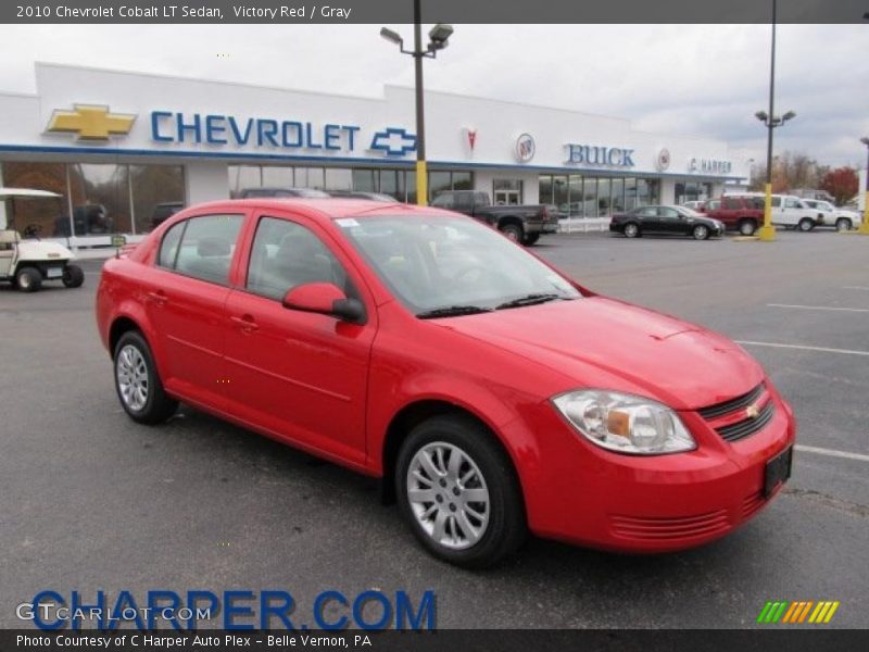 Victory Red / Gray 2010 Chevrolet Cobalt LT Sedan