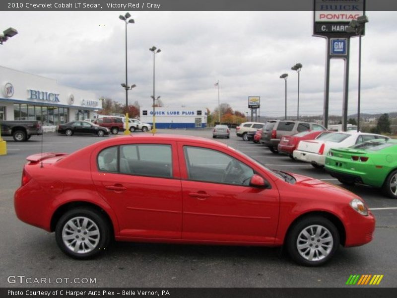 Victory Red / Gray 2010 Chevrolet Cobalt LT Sedan