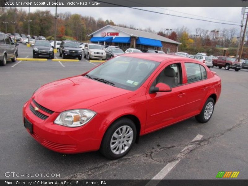 Victory Red / Gray 2010 Chevrolet Cobalt LT Sedan