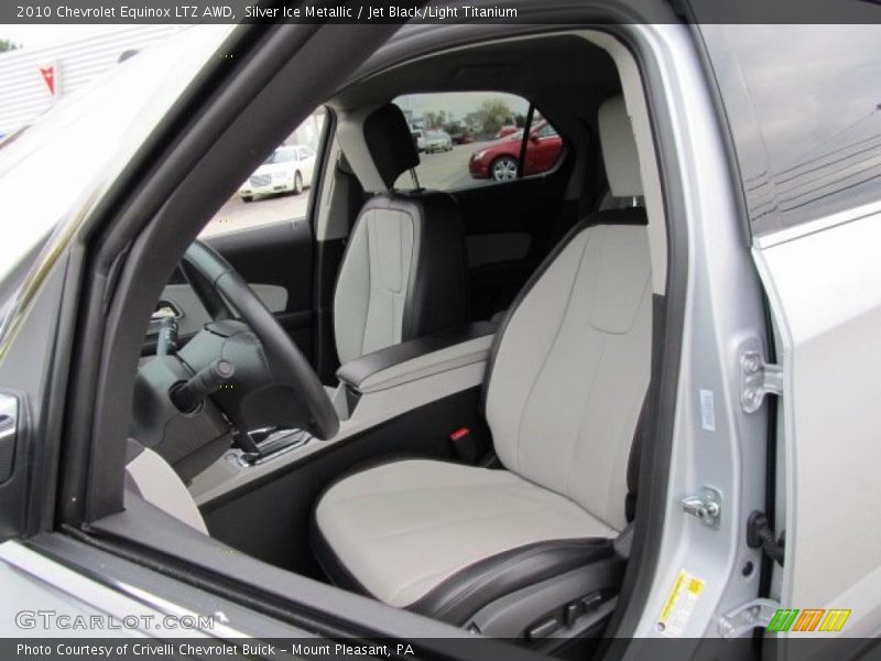  2010 Equinox LTZ AWD Jet Black/Light Titanium Interior