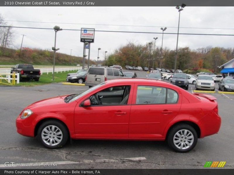 Victory Red / Gray 2010 Chevrolet Cobalt LT Sedan