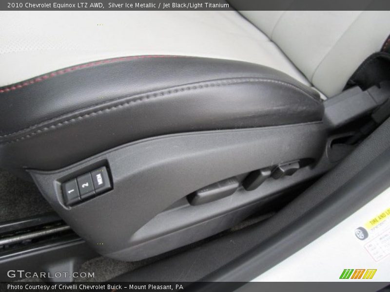  2010 Equinox LTZ AWD Jet Black/Light Titanium Interior