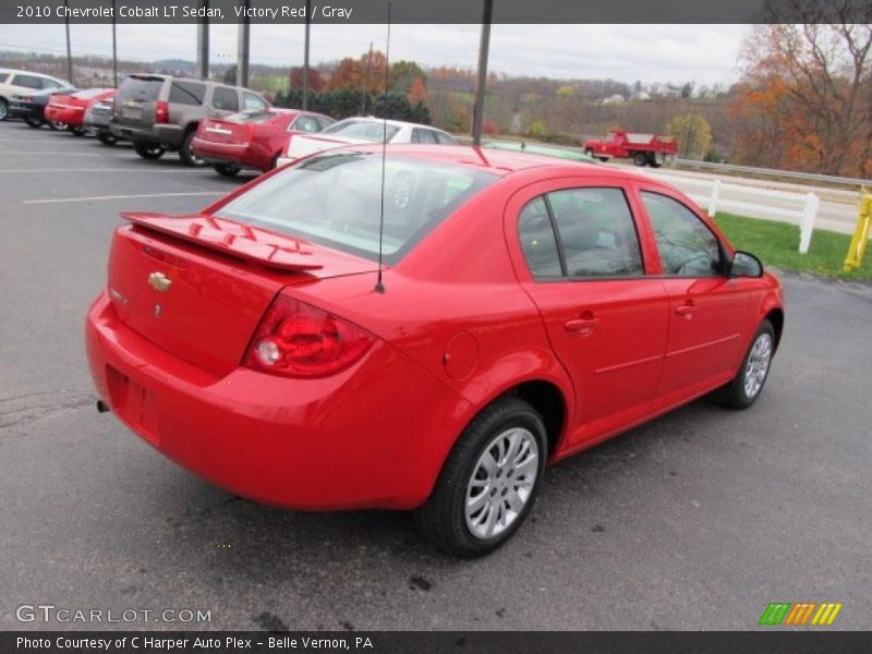 Victory Red / Gray 2010 Chevrolet Cobalt LT Sedan