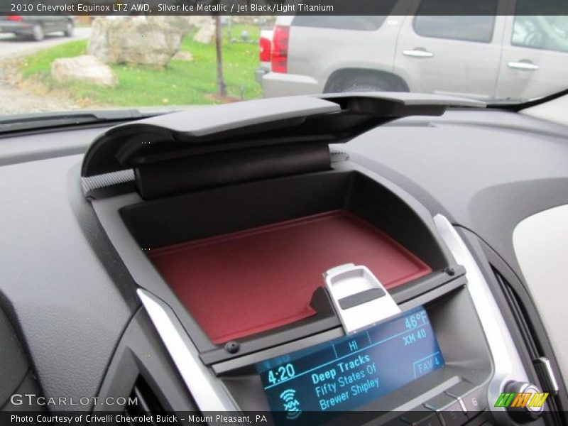 Silver Ice Metallic / Jet Black/Light Titanium 2010 Chevrolet Equinox LTZ AWD
