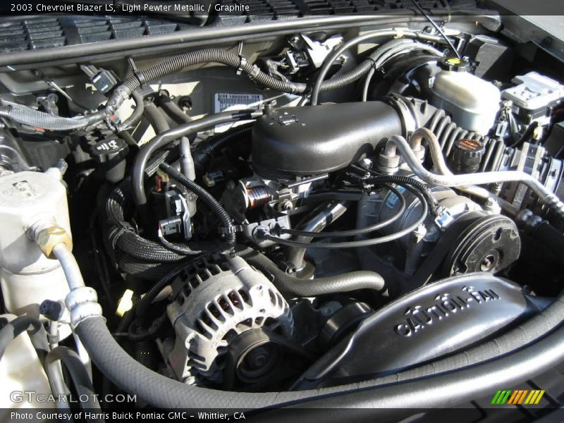 Light Pewter Metallic / Graphite 2003 Chevrolet Blazer LS