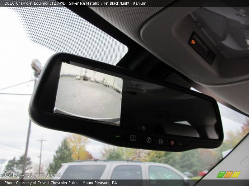 Silver Ice Metallic / Jet Black/Light Titanium 2010 Chevrolet Equinox LTZ AWD