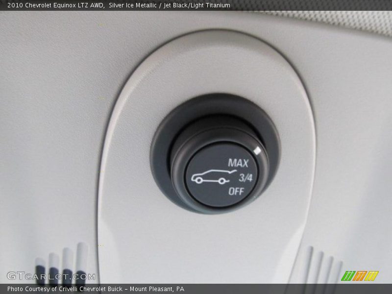 Controls of 2010 Equinox LTZ AWD