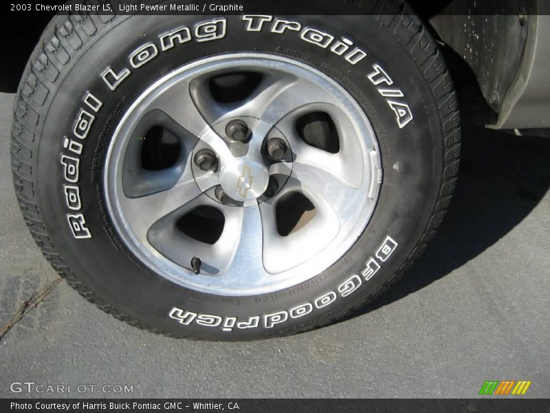 Light Pewter Metallic / Graphite 2003 Chevrolet Blazer LS