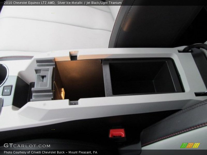 Silver Ice Metallic / Jet Black/Light Titanium 2010 Chevrolet Equinox LTZ AWD