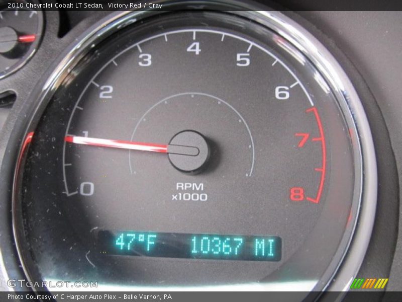 Victory Red / Gray 2010 Chevrolet Cobalt LT Sedan