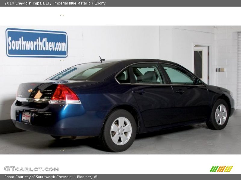 Imperial Blue Metallic / Ebony 2010 Chevrolet Impala LT