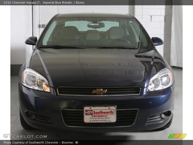 Imperial Blue Metallic / Ebony 2010 Chevrolet Impala LT
