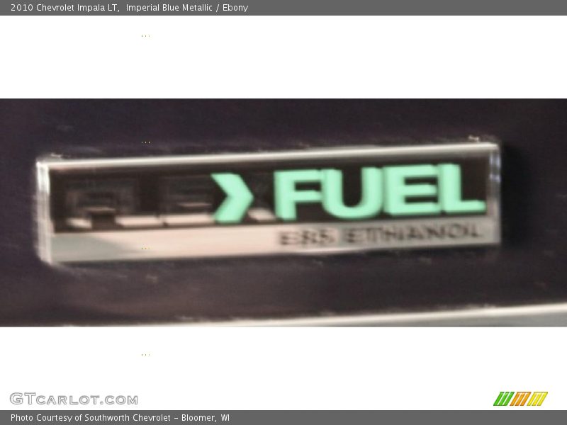 Imperial Blue Metallic / Ebony 2010 Chevrolet Impala LT