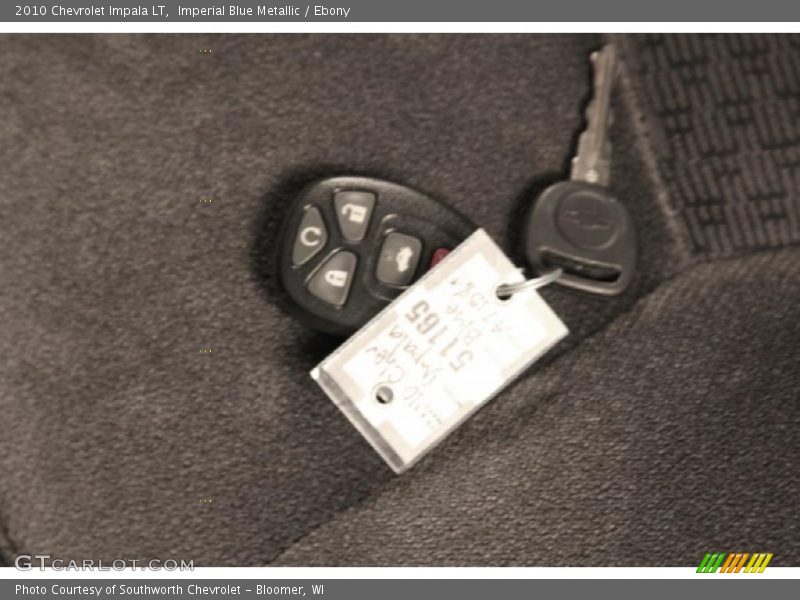 Imperial Blue Metallic / Ebony 2010 Chevrolet Impala LT