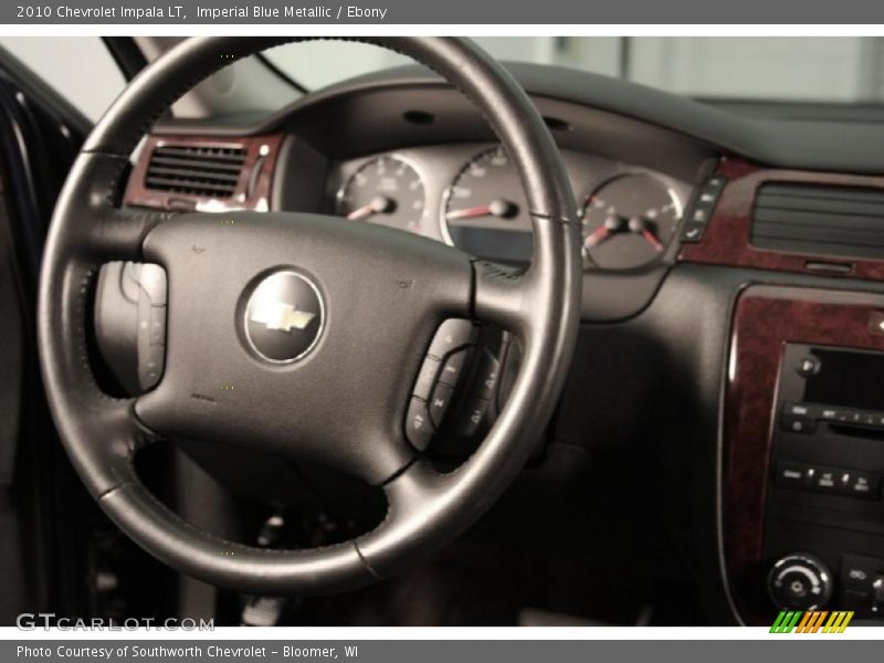 Imperial Blue Metallic / Ebony 2010 Chevrolet Impala LT