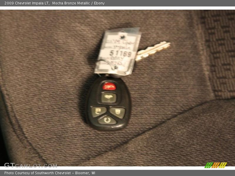Mocha Bronze Metallic / Ebony 2009 Chevrolet Impala LT